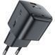 Зарядний пристрій 1xUSB-C 30W Gan A77 mini Fast Charger Black Acefast (6974316282662) [402169], фото 1