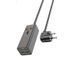 Мережевий подовжувач HOCO AC10A Barry PD65W GaN (2C2A with 1 socket) desktop charger Black (6942007601672) [802783], фото 1