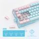 Клавіатура механічна GravaStar Mercury K1 Lite 80keys, GravaStar x BSUN Grey, BT/WL/USB, Aurora Mist (GSK1LITE_PM_MINT) [114482], фото 4