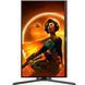 Монітор TFT 27" AOC, MiniLED QHD IPS, 180Hz, 1ms, 2xHDMI, DP, HAS, Pivot, чорно-червоний (Q27G3XMN/BK) [403969], фото 9