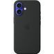 Чохол-накладка Apple Silicone Case with MagSafe для Apple iPhone 16 Black (MYY13) [614589], фото 1