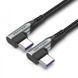 Кабель Vention USB Type-C - USB Type-C (M/M), 1.5 м, Grey (TANHG) [604435], фото 1