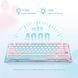 Клавіатура механічна GravaStar Mercury K1 Lite 80keys, GravaStar x BSUN Grey, BT/WL/USB, Aurora Mist (GSK1LITE_PM_MINT) [114482], фото 3