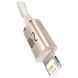 Кабель Baseus Crystal Shine USB - Lightning (M/M), 2.4A, 2 м Pink (CAJY001204) [604332], фото 2