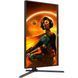 Монітор TFT 27" AOC, MiniLED QHD IPS, 180Hz, 1ms, 2xHDMI, DP, HAS, Pivot, чорно-червоний (Q27G3XMN/BK) [403969], фото 8