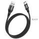 Кабель HOCO X50 USB to Type-C 3A, 1m, nylon, aluminum connectors, Black (6931474734235) [803254], фото 3