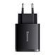 Мережевий зарядний пристрій Baseus Compact Quick Charger 30W QC+ PD (1Type-C + 2USB) Black (CCXJ-E01) [622033], фото 1