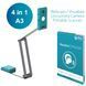Сканер A3 Canon IRIScan Visualizer 7 Dyslexic (13MP 4K UltraHD MIC 4-in-1 USB книжковий блакитний) (464665) [401700], фото 6