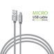 Кабель Intaleo CBGNYM1 USB - micro USB (M/M), 1 м, Grey (1283126477676) [603739], фото 1