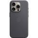 Чохол-накладка Apple FineWoven Case with MagSafe для Apple iPhone 15 Pro Black (MT4H3) [601929], фото 4