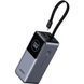 УМБ Ugreen 20000mAh 130W PD/QC, USB-A, USB-С In/Out with built-in USB-C cable (PB723) Gray (55365B) [405669], фото 2