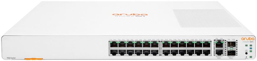 HPE Комутатор Aruba Instant On 1960, 24xGE, 2хSFP+10GE, 2х10GBASE-T ports, LT Warranty (JL806A)