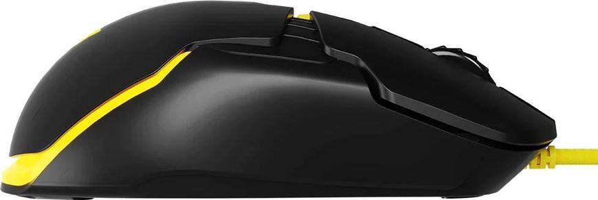 Мишка Modecom Jager Volcano, ігрова, 12400dpi., 7кн.,RGB, Hot-Swap, custom., чорна (M-MC-JAGER-100) [401239]