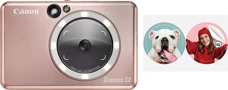 Портативна камера-принтер Canon ZOEMINI S2 ZV223 Rose Gold (4519C006) [17622]
