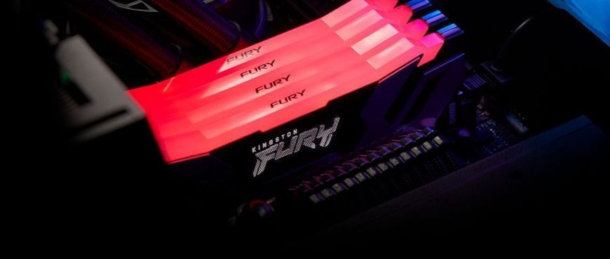 Пам'ять ПК Kingston DDR5 32GB KIT (16GBx2) 6400 FURY Renegade RGB XMP (KF564C32RSAK2-32) [103802]