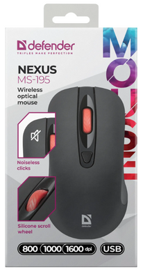 Миша Defender Nexus MS-195 Black (52195) [202417]