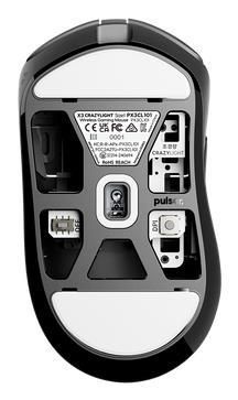 Миша бездротова PULSAR X3 CrazyLight Mini, чорний (PX3RCL101) [504195]