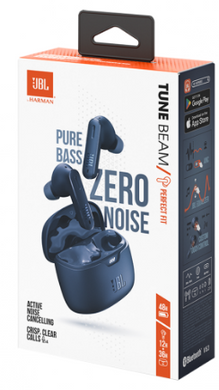 Гарнітура JBL TUNE BEAM Blue (JBLTBEAMBLU) [201266]