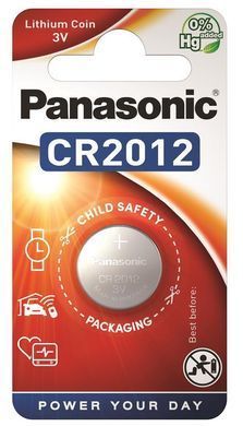 Батарейка Panasonic літієва CR2012 блістер, 1 шт. (CR-2012EL/1B) [113395]