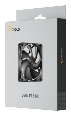 Корпусний вентилятор 120MM DELTA F12 BK OCYPUS (DELTA-F12-BK1NM00X-GL) [502910]