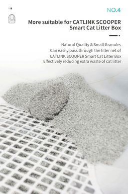 Бентонітовий наповнювач для котячих туалетів CATLINK Mars 2.0*4 пакети (6972884750477) [800191]