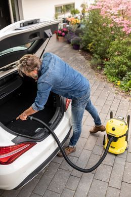 Пилосос професійний акумуляторний Karcher WD 3-18 18В контейнер 17л без АКБ та ЗП (1.628-550.0) [105655]