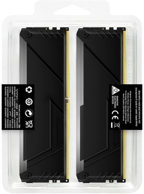 Модуль пам`яті DDR4 2x16GB/3200 Kingston Fury Beast RGB (KF432C16BB12AK2/32WP) [614174]