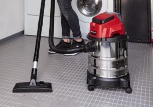 Пилосос професійний акумуляторний Einhell TC-VC 18/20 Li S - Solo, PXC 18В, 8кПа, контейнер 20л, без АКБ та ЗП (2347130) [15552]