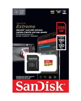 Карта пам&rsquo;яті MICRO SDXC 256GB UHS-I W/A SANDISK (SDSQXAV-256G-GN6MA) [501192]