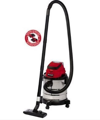 Пилосос професійний акумуляторний Einhell TC-VC 18/20 Li S - Solo, PXC 18В, 8кПа, контейнер 20л, без АКБ та ЗП (2347130) [15552]