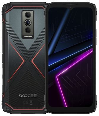 Смартфон Doogee Blade 10 Pro Energy 6.56" 6/256ГБ, 2SIM, 5150мА&bull;год, червоний (6923740271360) [114031]