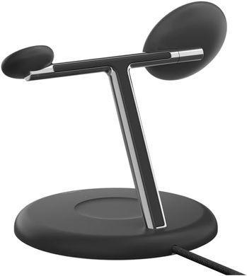 Зарядний пристрій бездротовий Belkin 3в1 Magnetic Adjustable Pad Qi2 15Вт, чорний (WIZ023VFBK) [108411]