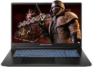 Ноутбук Dream Machines RT5070-17 17.3FHD IPS, AMD AI 7 350, 16GB, F1TB, NVD5070-8, DOS, чорний (RT5070-17UA20) [110253]