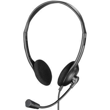 Гарнітура Sandberg MiniJack Headset Bulk, 3,5мм+converter 2х3,5мм, Black (825-30) [401995]