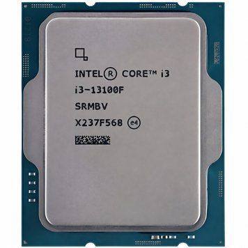 Процесор Intel Core i3 13100F 3.4GHz (12MB, Raptor Lake, 60W, S1700) Tray (CM8071505092203) [618604]