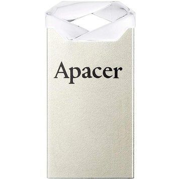 Флеш-накопичувач USB 64GB Apacer AH111 Silver/Crystal (AP64GAH111CR-1) [608090]