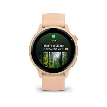 Смарт-годинник Garmin Vivoactive 6 Metallic Pink Dawn with Pink Dawn Silicone Band (010-02985-43) [616756]
