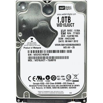 Накопичувач HDD 2.5" SATA 1.0TB WD AV-255400rpm 16MB (WD10JUCT) Refurbished (WD10JUCT_) [607984]