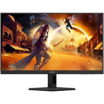 Монітор TFT 23.8" AOC, Fast IPS, 200Гц, 2хHDMI, DP, колонки, чорно-червоний (24G4HRE) [403271]