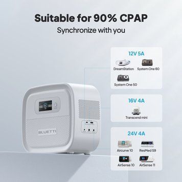 Зарядна станція Bluetti X60, 200W, 614Wh (P) (P-X60-EU-WH-BL-010) [615175]
