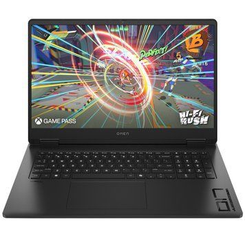 Ноутбук HP OMEN Gaming 17-db1013ua 17.3" FHD IPS,300n/Ryzen AI 9-365(5.0)/24Gb/SSD1Tb/RTX5060,8GB/DOS/Чорний (C9SB1EA) [404157]