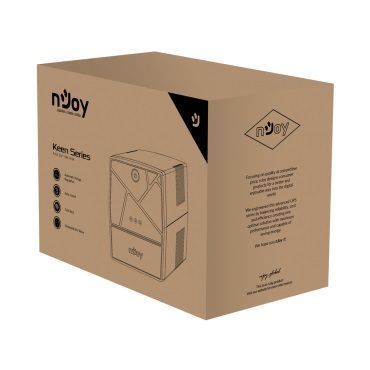 Джерело безперебійного живлення NJOY (UPLI-LI200KE-CG01B) Lin.int., AVR, 4 x евро, пластик (Keen 2000) [610744]