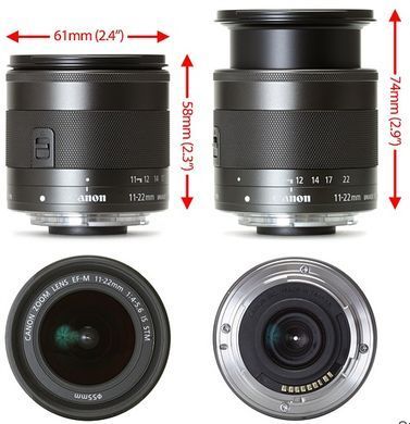 Об'єктив Canon EF-M 11-22mm f/4-5.6 IS STM (7568B005) [17725]