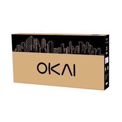 Електровелосипед OKAI EB60 Black 28', 250(500)W, 9,6Ah, 61.2km, 25km\h, NFC, App, 23kg (EB60-B) [800013]