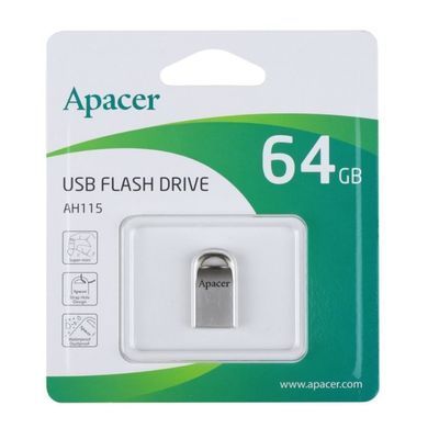 Флеш-накопичувач Apacer USB 2.0 AH111 64GB Crystal (AP64GAH111CR-1) [803008]