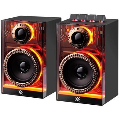 Акустична система 2.0 Defender Futuro, 20Вт Bluetooth/USB/TF/AUX, LED, чорна (65087) [405123]