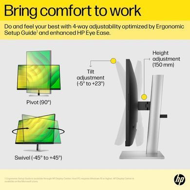 Монітор HP E24q G5 QHD Monitor (6N4F1AA) [32511]