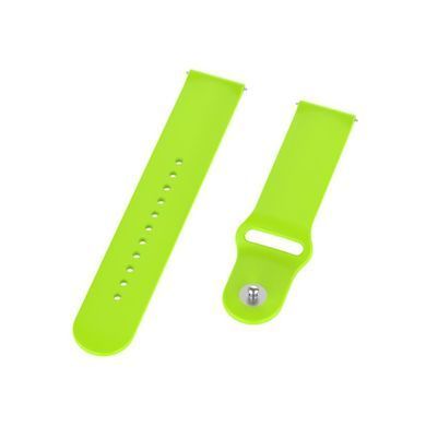Силіконовий ремінець BeCover для Xiaomi iMi KW66/Mi Watch Color/Haylou LS01/Watch S1 Active Lime (706363) [618359]