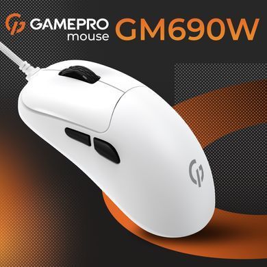 Миша GamePro White (GM690W) [606726]