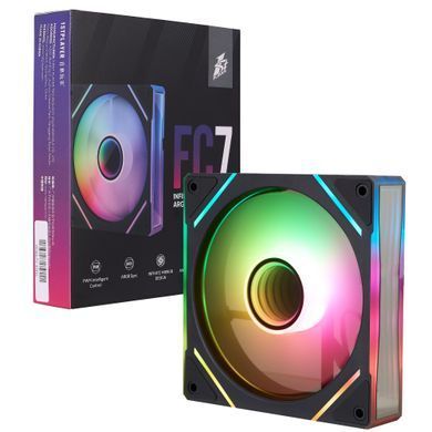 Вентилятор 1stPlayer FC7 Black (FC7-BK-1IN1) [609129]